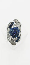 Load image into Gallery viewer, Blue Rose Ring